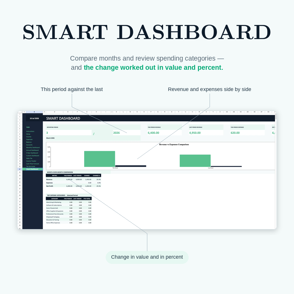 Mint Bookkeeping Planner